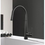 Kitchen Sink Mixer Round Series FE42 Black